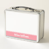 カラフル新学期カスタムメタルランチボックス メタルランチボックス (裏面)