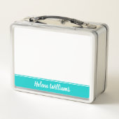 カラフル新学期カスタムメタルランチボックス メタルランチボックス (裏面)