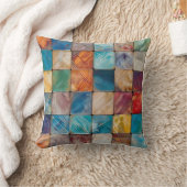 カラフル方形 クッション (ブランケット)