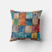 カラフル方形 クッション (裏面)