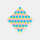 カラフル方形 スタンダードカクテルナプキン (角)
