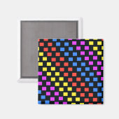 カラフル方形 マグネット (正面/裏面)