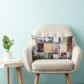 カラフル方形 ランバークッション (椅子)