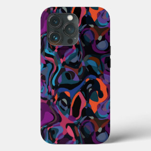 カラフル旋回抽象芸術 iPhone 13 PROケース