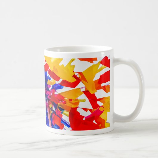 カラフル旗 コーヒーマグカップ (右)