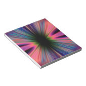 カラフル日が差すこと線 ノートパッド (アングル)