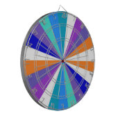 カラフル日ファンキーストライプ ダーツボード (正面左)