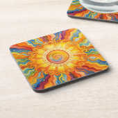 カラフル日 コースター (左側)