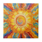 カラフル日 タイル (正面)