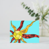 カラフル日 ポストカード (スタンド正面)