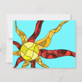 カラフル日 ポストカード