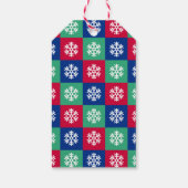 カラフル明るいメリークリスマスの贈り物ラベル ギフトタグ (裏面)