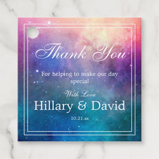 カラフル星雲 フェイバータグ (正面)