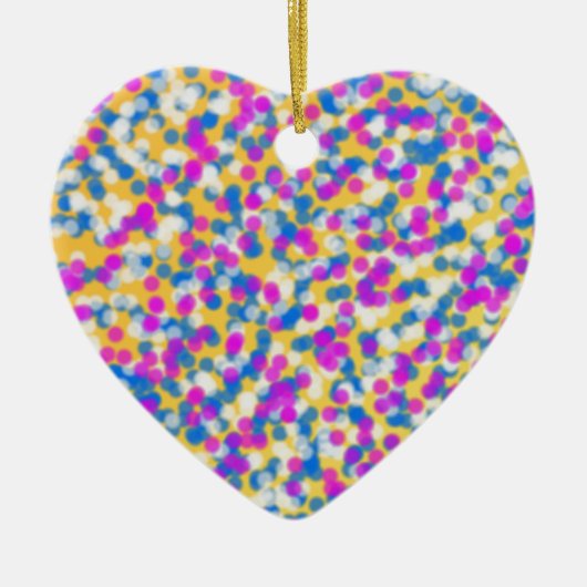 カラフル星 セラミックオーナメント (正面)