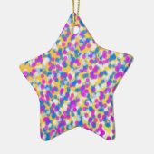 カラフル星 セラミックオーナメント (左)