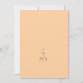 カラフル春の結婚式招待状 招待状 (裏面)