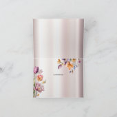 カラフル春の花サンキューカード サンキューカード (内部)