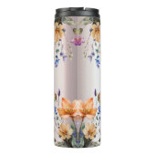 カラフル春の花サーマルタンブラー タンブラー (裏面)