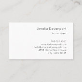 カラフル春の花パターン 名刺 (裏面)