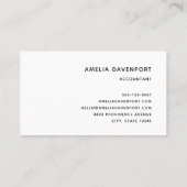 カラフル春の花パターン 名刺 (裏面)