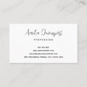 カラフル春の花パターン 名刺 (裏面)