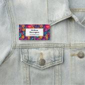 カラフル春の花パターン 名札 (インサイチュ)