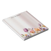 カラフル春の花メモ帳 ノートパッド (アングル)