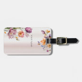 カラフル春の花ラゲッジタグ ラゲッジタグ (正面横)