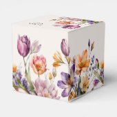 カラフル春の花優先ボックス フェイバーボックス (裏面サイド)