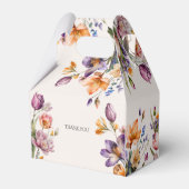 カラフル春の花優先ボックス フェイバーボックス (裏面サイド)