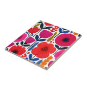 カラフル春の花水彩保保 タイル (側面)