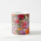 カラフル春の花 コーヒーマグカップ (中央)