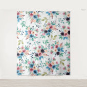 カラフル春の花 タペストリー (正面)