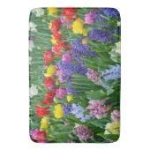 カラフル春の花 バスマット (正面縦)