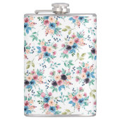 カラフル春の花 フラスク (正面)