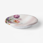 カラフル春の花 ペーパーボウル (傾斜あり)