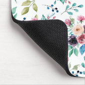 カラフル春の花 マウスパッド (コーナー)