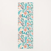 カラフル春の花 ヨガマット (正面)