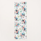 カラフル春の花 ヨガマット (正面)