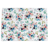 カラフル春の花 ラージペーパーバッグ (正面)