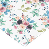 カラフル春の花 ロングテーブルランナー (コーナー)