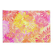 カラフル春の花 枕カバー (裏面-右)