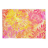 カラフル春の花 枕カバー (正面左)