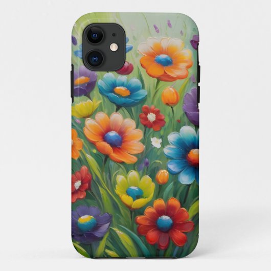 カラフル春の花 Case-Mate iPhoneケース (裏面)
