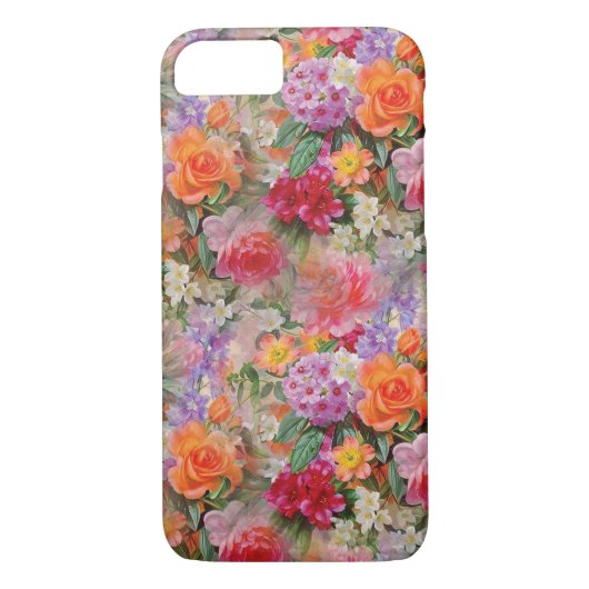 カラフル春の花 Case-Mate iPhoneケース (裏面)