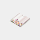 カラフル春の花Post it Notes ポストイット (アングル)