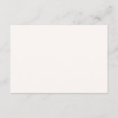 カラフル春の花RSVP結婚の応答 エンクロージャーカード (裏面)