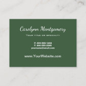 カラフル春ガーデンバードバス 名刺 (裏面)