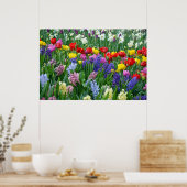 カラフル春ガーデンポスター ポスター (キッチン)