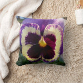 カラフル春パンシー クッション (ブランケット)